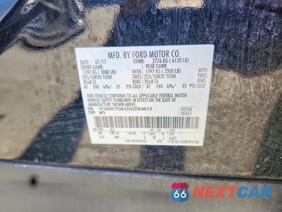 Zdjęcie 13 z 13 samochodu: 2017 FORD EXPLORER XLT VIN:1FM5K7D8XHGD64613 - miniatura