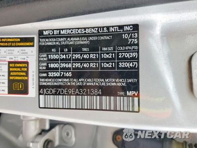 Zdjęcie 13 z 13 samochodu: 2014 MERCEDES-BENZ GL 550 4MATIC VIN:4JGDF7DE9EA321384 - miniatura