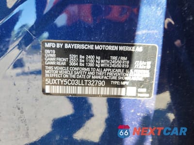 Zdjęcie 13 z 13 samochodu: 2020 BMW X3 XDRIVE30I VIN:5UXTY5C03LLT32790 - miniatura