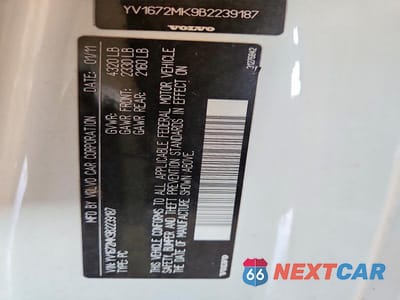 Zdjęcie 13 z 13 samochodu: 2011 VOLVO C30 T5 VIN:YV1672MK9B2239187 - miniatura