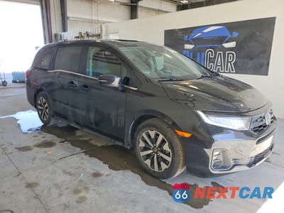 Czwarte zdjęcie samochodu z boku: 2025 HONDA ODYSSEY EXL VIN:5FNRL6H60SB081225 - miniatura