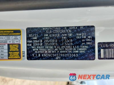 Zdjęcie 13 z 13 samochodu: 2023 KIA CARNIVAL EX VIN:KNDNC5H37P6203063 - miniatura
