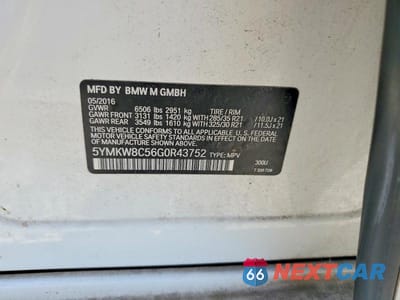 Zdjęcie 13 z 13 samochodu: 2016 BMW X6 M VIN:5YMKW8C56G0R43752 - miniatura
