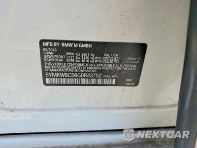 Zdjęcie 13 z 13 samochodu: 2016 BMW X6 M VIN:5YMKW8C56G0R43752 - miniatura
