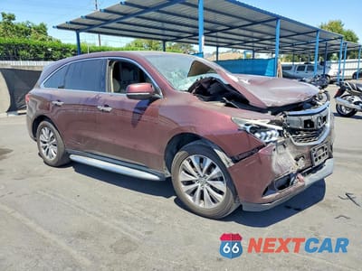 Czwarte zdjęcie samochodu z boku: 2015 ACURA MDX TECHNOLOGY VIN:5FRYD4H46FB027671 - miniatura