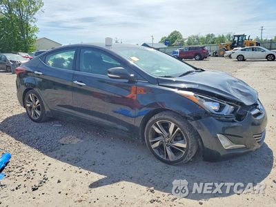 Czwarte zdjęcie samochodu z boku: 2015 HYUNDAI ELANTRA LIMITED VIN:5NPDH4AE7FH546978 - miniatura