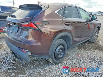 Trzecie zdjęcie samochodu z tyłu: 2016 LEXUS NX 200T BASE VIN:JTJYARBZ8G2022114 - miniatura