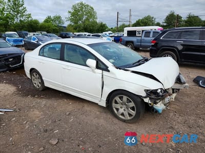 Czwarte zdjęcie samochodu z boku: 2011 HONDA CIVIC LX VIN:2HGFA1F59BH527115 - miniatura