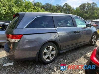 Trzecie zdjęcie samochodu z tyłu: 2014 HONDA ODYSSEY LX VIN:5FNRL5H26EB136126 - miniatura