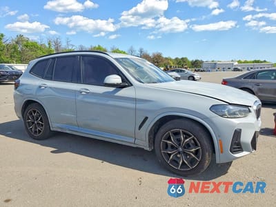 Czwarte zdjęcie samochodu z boku: 2024 BMW X3 XDRIVE30I VIN:5UX53DP03R9W97150 - miniatura