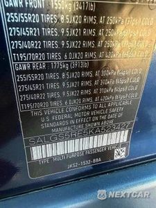 Zdjęcie 10 z 14 samochodu: 2019 LAND ROVER RANGE ROVER SUPERCHARGED VIN:SALGS5RE5KA523427 - miniatura