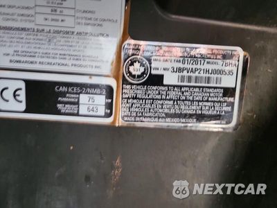 Zdjęcie 9 z 10 samochodu: 2017 CAN-AM MAVERICK UTILITY VEHICLE VIN:3JBPVAP21HJ000535 - miniatura