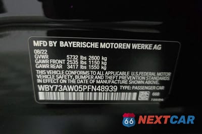 Zdjęcie 10 z 14 samochodu: 2023 BMW I4 EDRIVE 40 VIN:WBY73AW05PFN48939 - miniatura