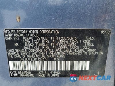 Zdjęcie 13 z 13 samochodu: 2011 TOYOTA SCION XB VIN:JTLZE4FE5B1127377 - miniatura