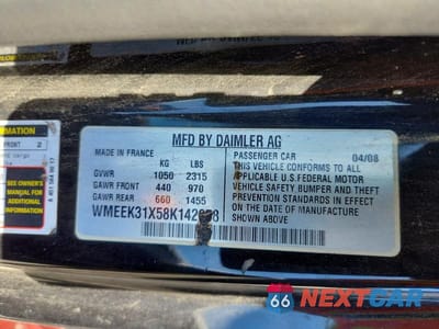 Zdjęcie 13 z 13 samochodu: 2008 SMART FORTWO PASSION VIN:WMEEK31X58K142858 - miniatura