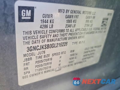 Zdjęcie 13 z 13 samochodu: 2016 CHEVROLET TRAX LS VIN:3GNCJKSB0GL216228 - miniatura