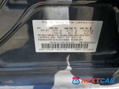 Zdjęcie 12 z 12 samochodu: 2008 MAZDA 3 HATCHBACK VIN:JM1BK344981829334 - miniatura