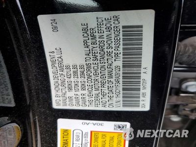 Zdjęcie 13 z 13 samochodu: 2024 HONDA ACCORD EX VIN:1HGCY1F34RA091229 - miniatura