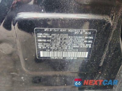 Zdjęcie 13 z 13 samochodu: 2015 SUBARU FORESTER 2.5I PREMIUM VIN:JF2SJADC6FH840974 - miniatura
