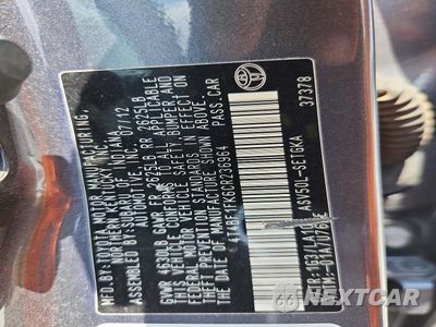Zdjęcie 12 z 12 samochodu: 2012 TOYOTA CAMRY XLE VIN:4T4BF1FK6CR236964 - miniatura