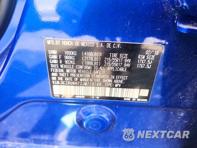 Zdjęcie 13 z 13 samochodu: 2018 HONDA HR-V EXL VIN:3CZRU6H72JM719789 - miniatura