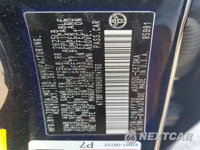 Zdjęcie 12 z 12 samochodu: 2017 TOYOTA CAMRY SE VIN:4T1BF1FK8HU814760 - miniatura
