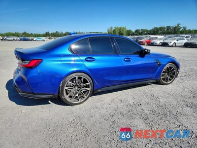 Trzecie zdjęcie samochodu z tyłu: 2021 BMW M3 COMPETITION VIN:WBS33AY09MFL52326 - miniatura