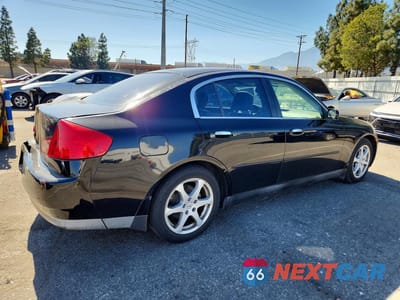 Trzecie zdjęcie samochodu z tyłu: 2004 INFINITI G35 BASE VIN:JNKCV51E34M111113 - miniatura
