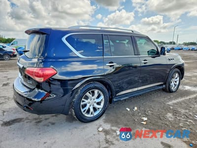 Trzecie zdjęcie samochodu z tyłu: 2011 INFINITI QX56 BASE VIN:JN8AZ2ND9B9700748 - miniatura