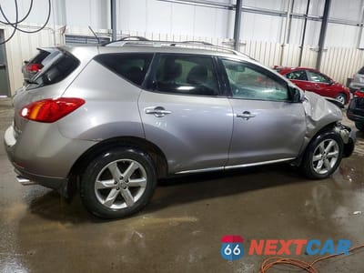 Trzecie zdjęcie samochodu z tyłu: 2009 NISSAN MURANO S VIN:JN8AZ18W19W215068 - miniatura