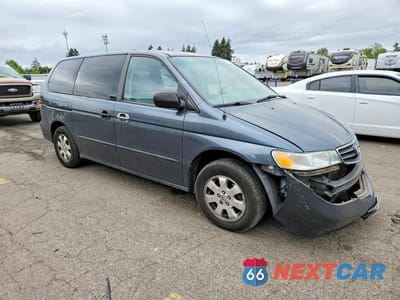 Czwarte zdjęcie samochodu z boku: 2004 HONDA ODYSSEY LX VIN:5FNRL18564B117996 - miniatura