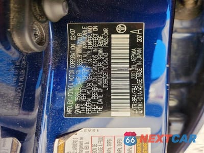 Zdjęcie 12 z 12 samochodu: 2007 TOYOTA COROLLA LE VIN:JTDBR32E170126743 - miniatura