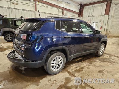 Trzecie zdjęcie samochodu z tyłu: 2018 JEEP COMPASS SPORT VIN:3C4NJCAB4JT486644 - miniatura