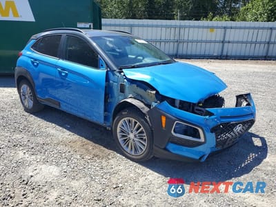 Czwarte zdjęcie samochodu z boku: 2019 HYUNDAI KONA SEL VIN:KM8K2CAA4KU337158 - miniatura