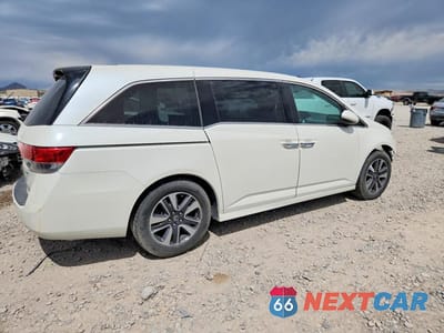 Trzecie zdjęcie samochodu z tyłu: 2016 HONDA ODYSSEY TOURING VIN:5FNRL5H9XGB060474 - miniatura