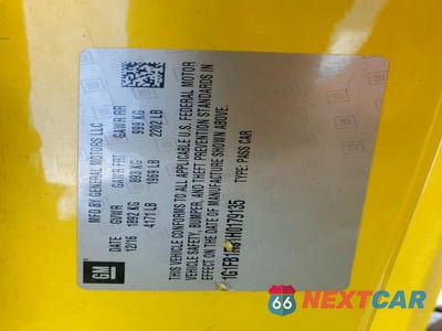 Zdjęcie 13 z 13 samochodu: 2017 CHEVROLET CAMARO LT VIN:1G1FB1RS1H0179135 - miniatura