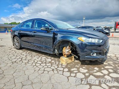 Czwarte zdjęcie samochodu z boku: 2014 FORD FUSION TITANIUM VIN:3FA6P0K92ER156099 - miniatura