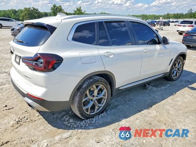 Trzecie zdjęcie samochodu z tyłu: 2023 BMW X3 SDRIVE30I VIN:5UX43DP01P9R49017 - miniatura