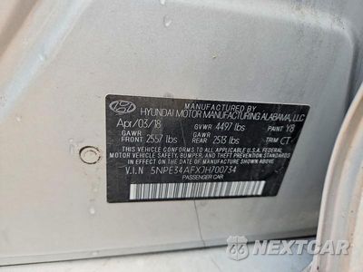 Zdjęcie 12 z 12 samochodu: 2018 HYUNDAI SONATA SPORT+ VIN:5NPE34AFXJH700734 - miniatura