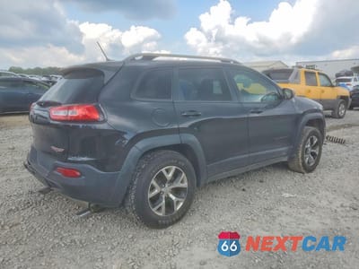 Trzecie zdjęcie samochodu z tyłu: 2014 JEEP CHEROKEE TRAILHAWK VIN:1C4PJMBSXEW170162 - miniatura