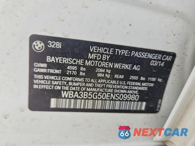 Zdjęcie 12 z 12 samochodu: 2014 BMW 328 XI SULEV VIN:WBA3B5G50ENS09980 - miniatura