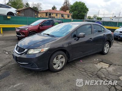 2013 HONDA CIVIC LX 2HGFB2F57DH593524 - główne zdjęcie licytacji z USA - miniatura