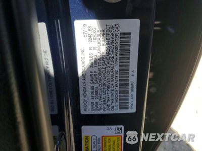 Zdjęcie 12 z 12 samochodu: 2019 HONDA ACCORD HYBRID VIN:1HGCV3F19KA019192 - miniatura