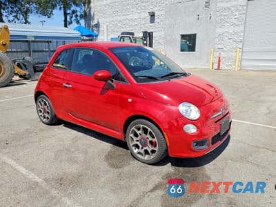 Czwarte zdjęcie samochodu z boku: 2014 FIAT 500 SPORT VIN:3C3CFFBR7ET267659 - miniatura