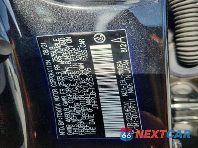 Zdjęcie 13 z 13 samochodu: 2021 LEXUS UX 250H VIN:JTHP9JBH1M2053795 - miniatura