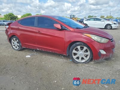 Czwarte zdjęcie samochodu z boku: 2013 HYUNDAI ELANTRA LIMITED VIN:KMHDH4AE4DU507330 - miniatura