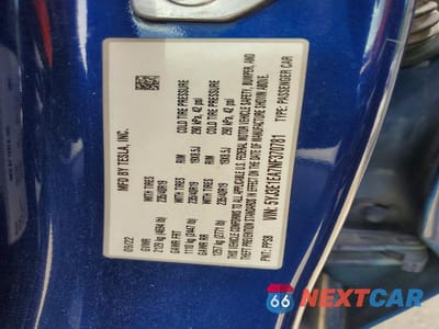 Zdjęcie 13 z 13 samochodu: 2022 TESLA MODEL 3 VIN:5YJ3E1EA7NF370781 - miniatura