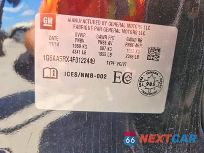 Zdjęcie 12 z 12 samochodu: 2015 CADILLAC ATS VIN:1G6AA5RX4F0122449 - miniatura