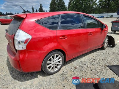 Trzecie zdjęcie samochodu z tyłu: 2013 TOYOTA PRIUS V FIVE VIN:JTDZN3EU0D3227036 - miniatura