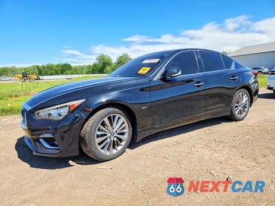 2018 INFINITI Q50 3.0T LUXE JN1EV7AR6JM437317 - główne zdjęcie licytacji z USA - miniatura